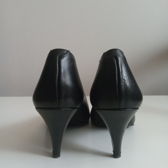 👠🖤Black Open Toe Heels | Nicole | Size 8.5 - Picture 12 of 13